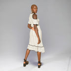 Summer Gudri Dress (Creme)