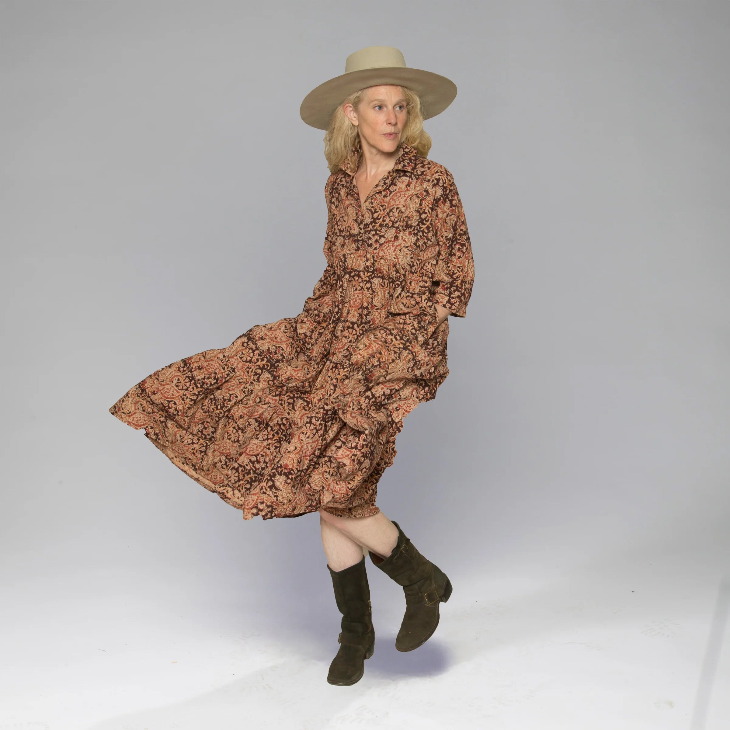 Kalamkari Dress (Earth)