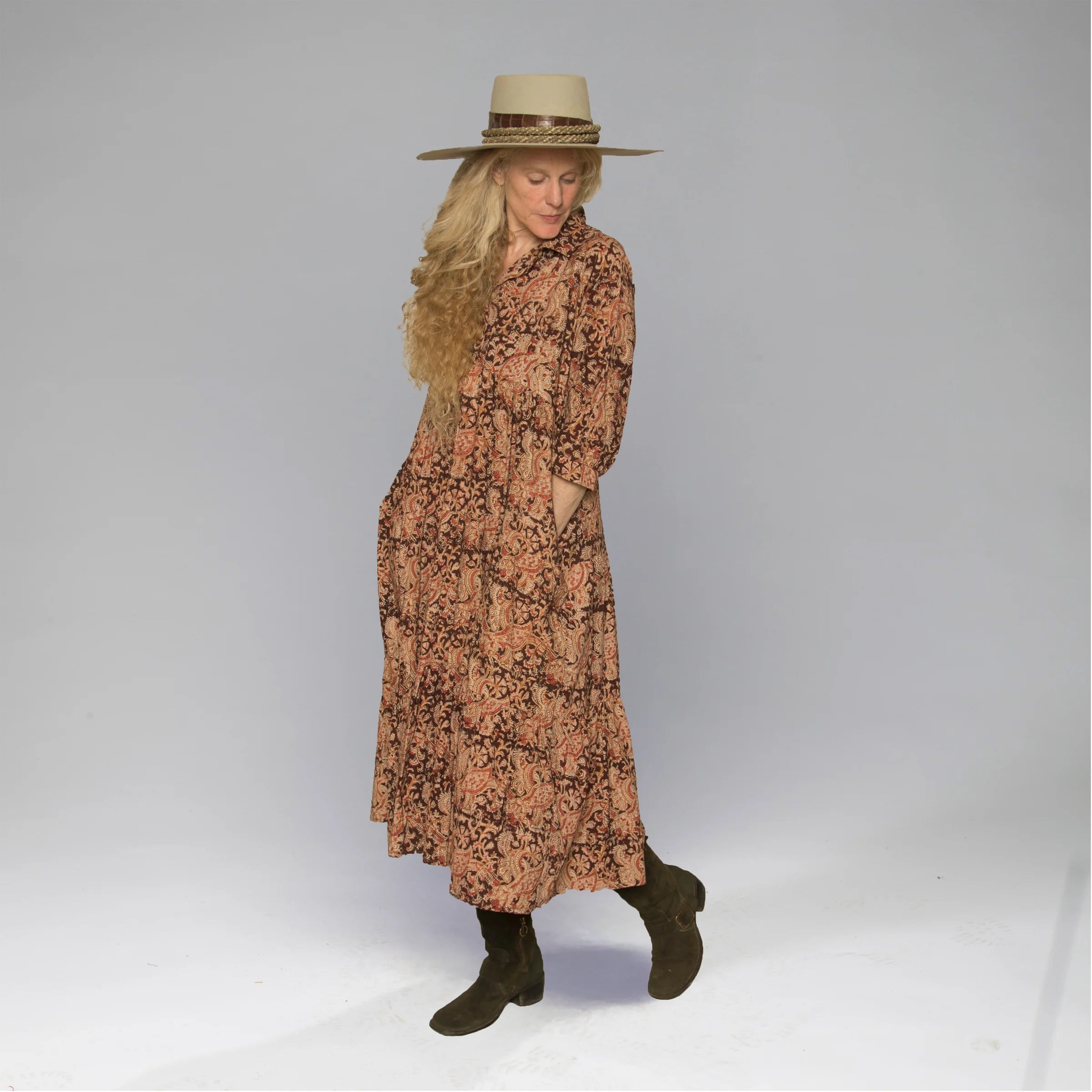 Kalamkari Dress (Earth)