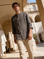 Men’s Shirt (Khaadi Black/White )