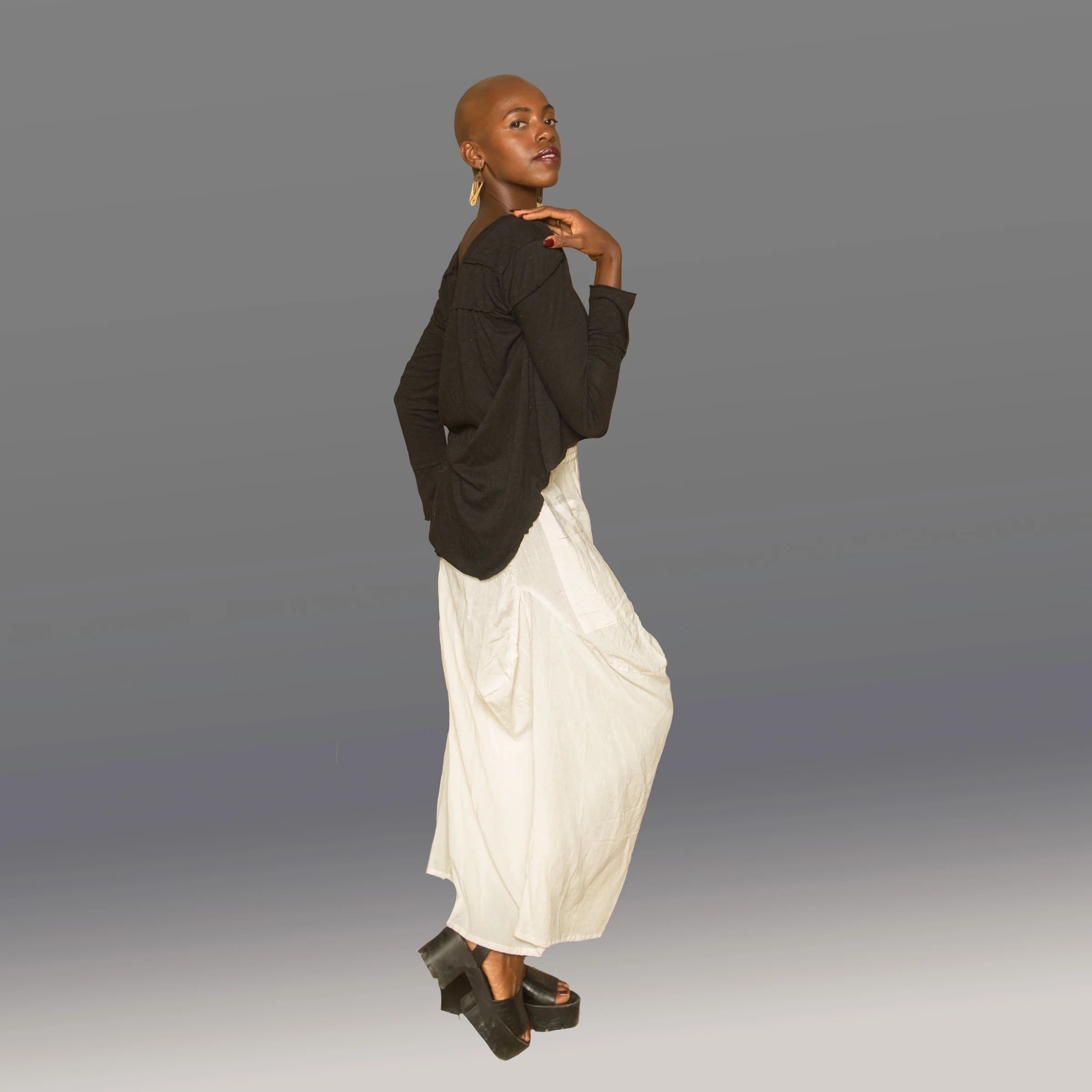 Malia Palazzo Pants (Natural Flax)