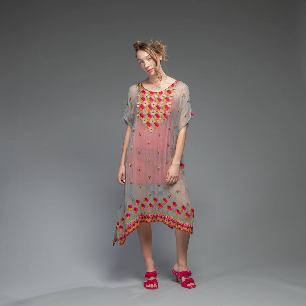 Pulkari Caftan (Sea Foam)
