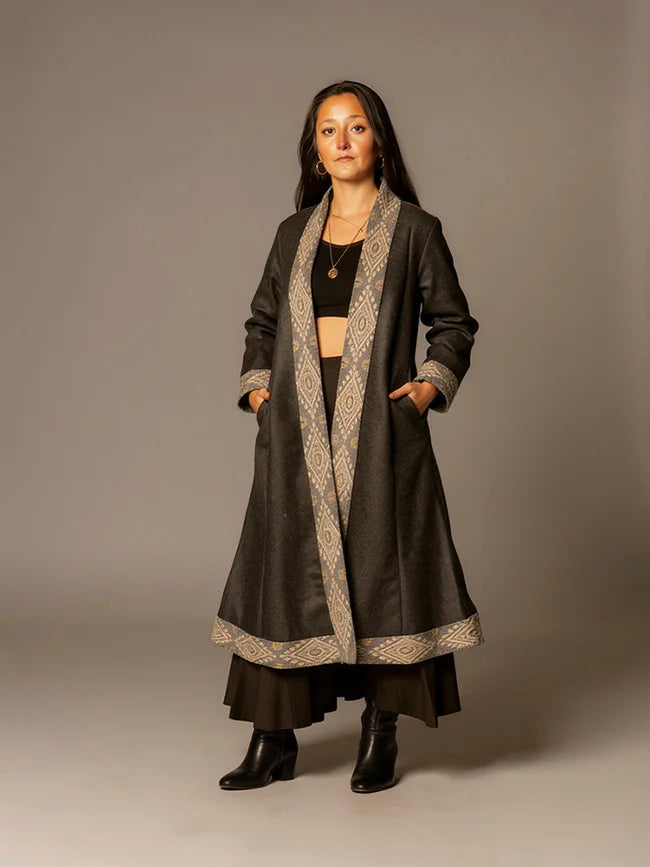 Dervish Wool Coat (Charcoal)