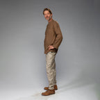 Men's Shirt (Brown/Orange Stripe)