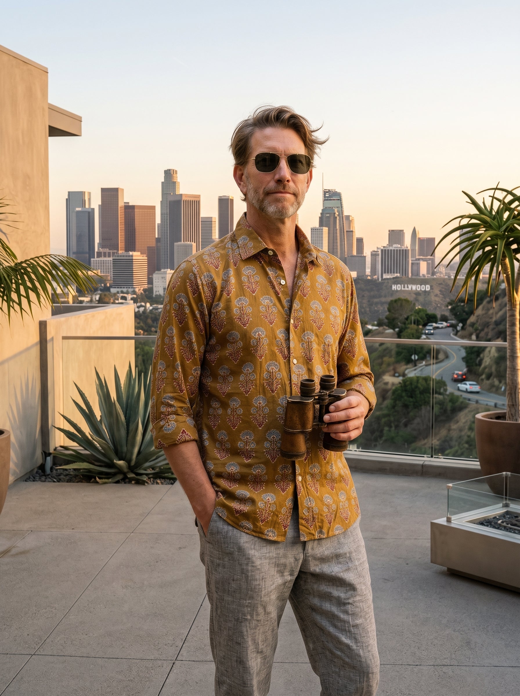 Men's Shirt (Fern Mustard)
