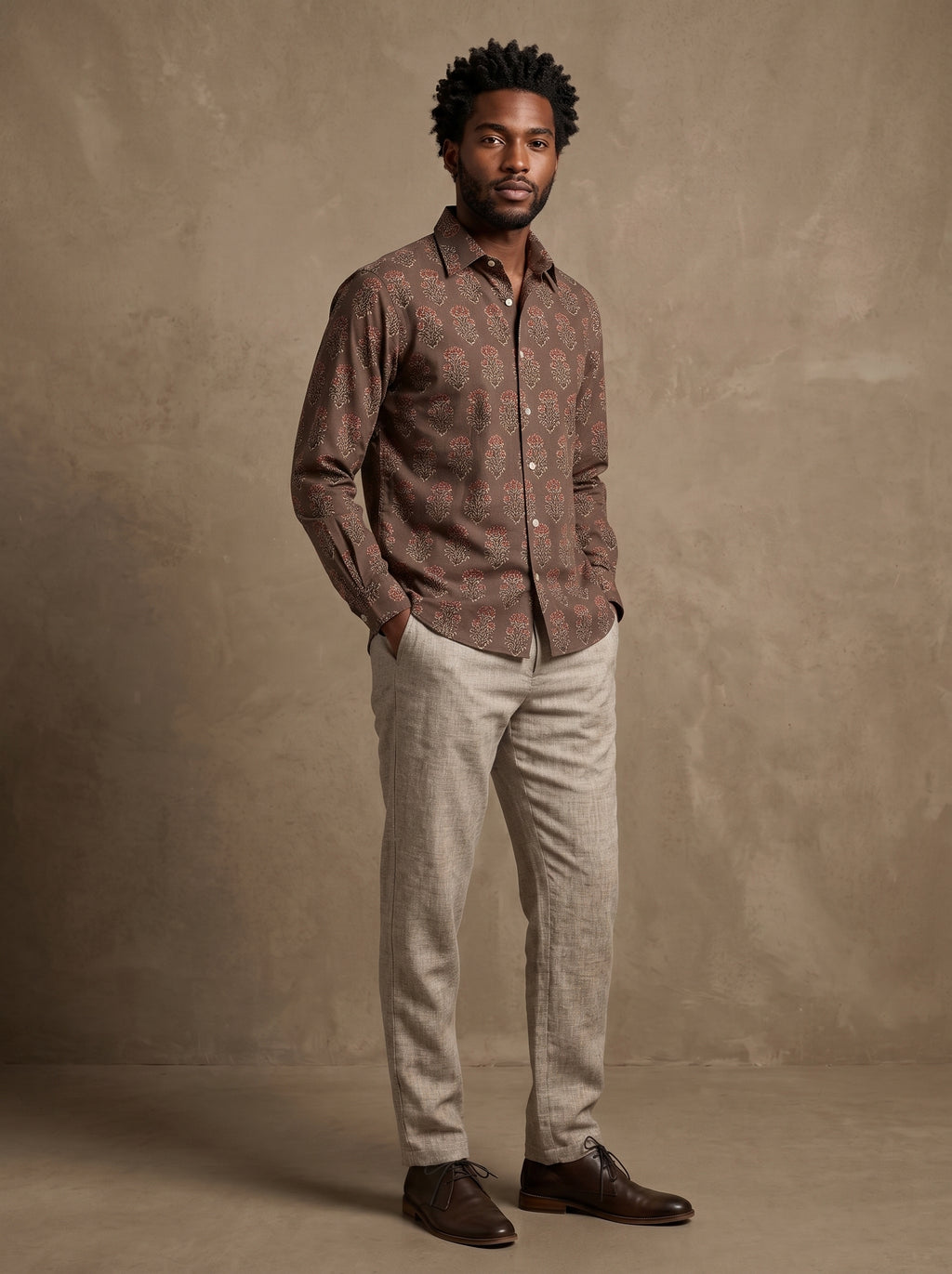Men's Shirt (Fern Eggplant)