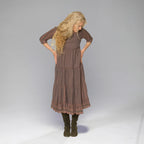 Kufiyeh Dress (Plum)