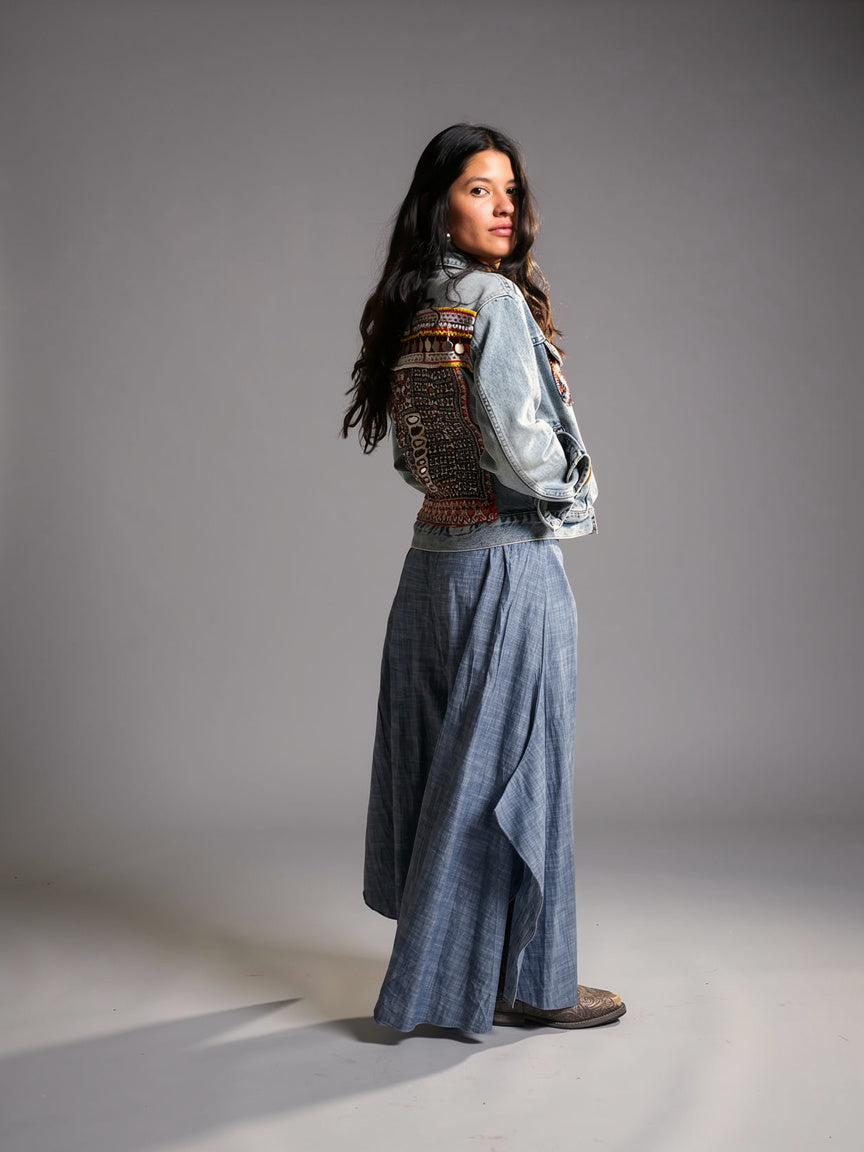 Denim Jacket Tribal
