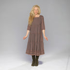 Kufiyeh Dress (Plum)
