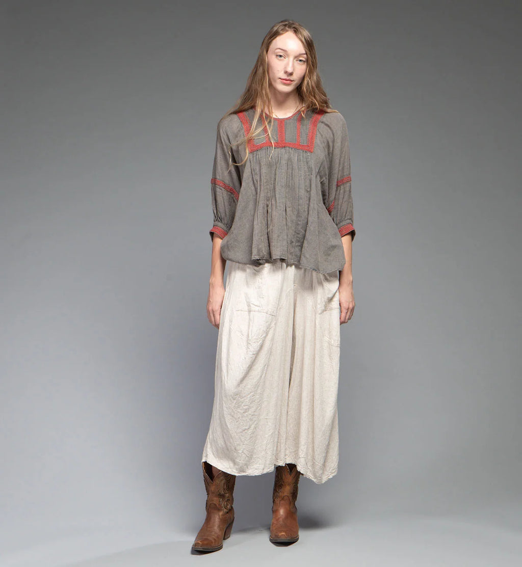 Artist Smock (Grey Pink)