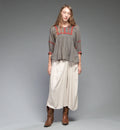 Artist Smock (Grey Pink)