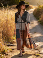 Gingham Patch Dress