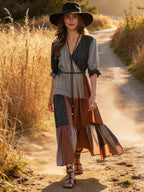Gingham Patch Dress