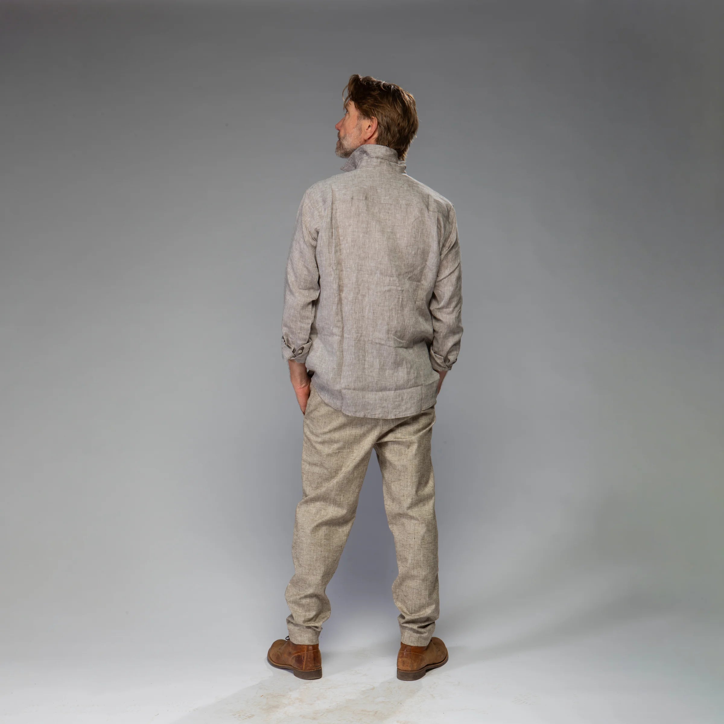 Men's Shirt (Oat Linen)