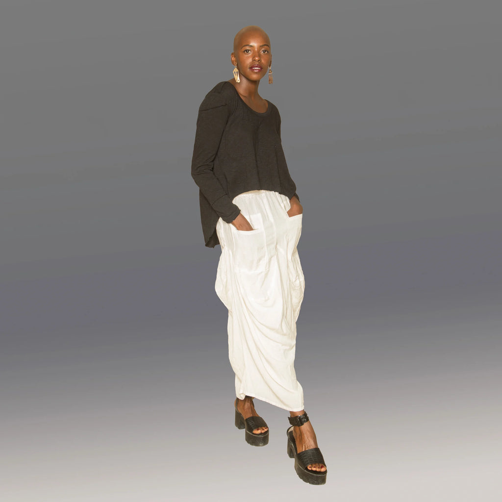 Malia Palazzo Pants (Natural Flax)