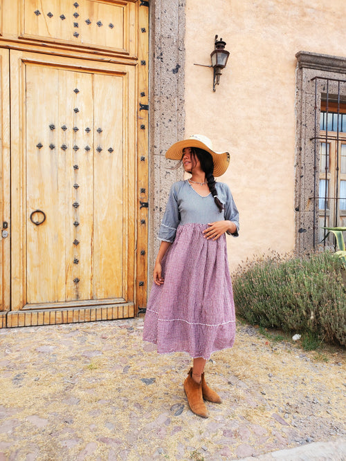 Afghan Frock  (Heather Plum)