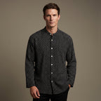 Men's Shirt (Black Cross Stitch)