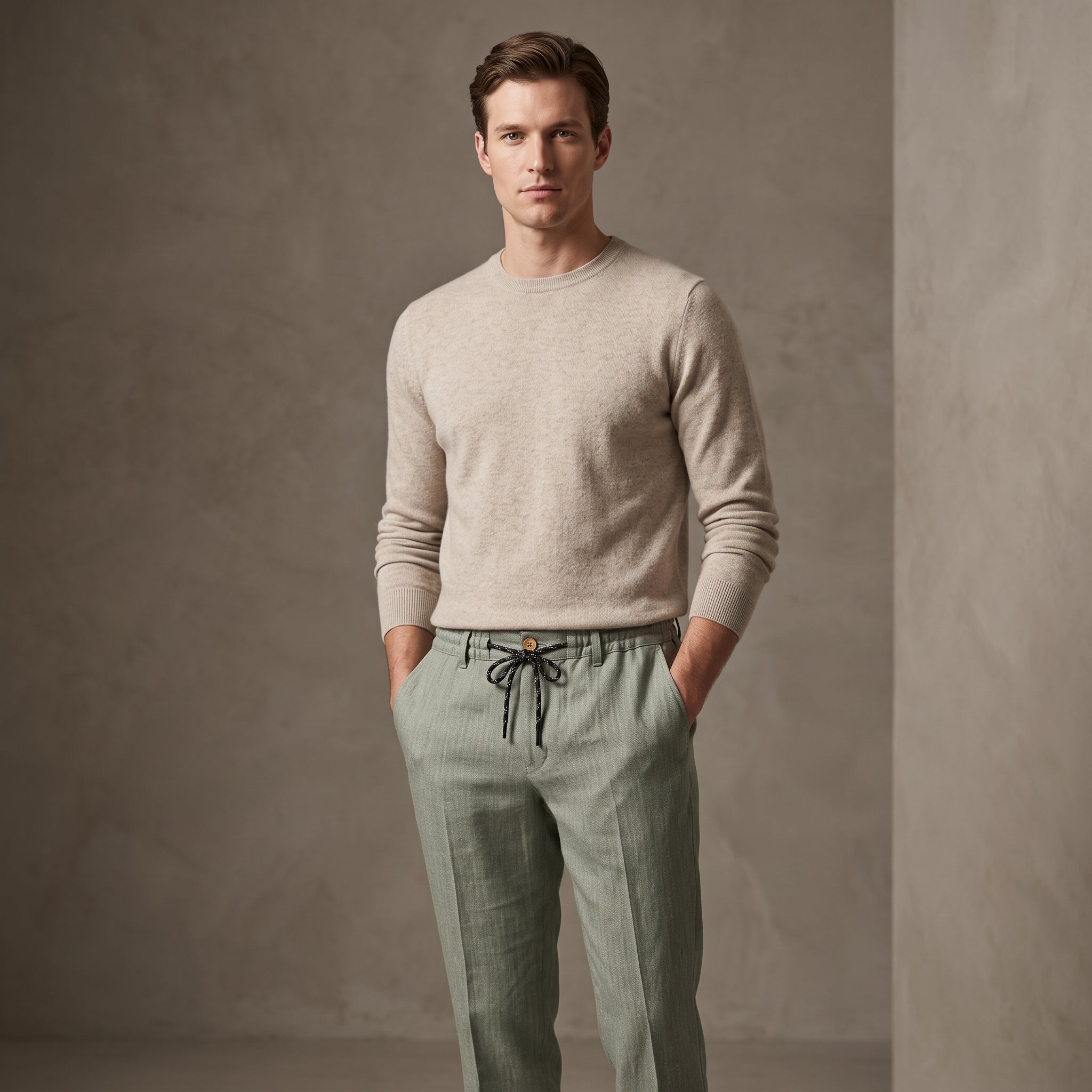 Men’s Pants (Sage Linen Blend)