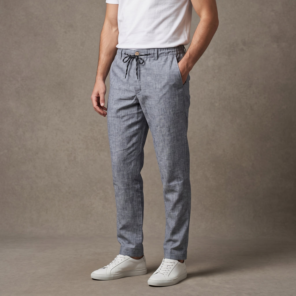 Men’s Pants (Ash Violet Linen Blend)