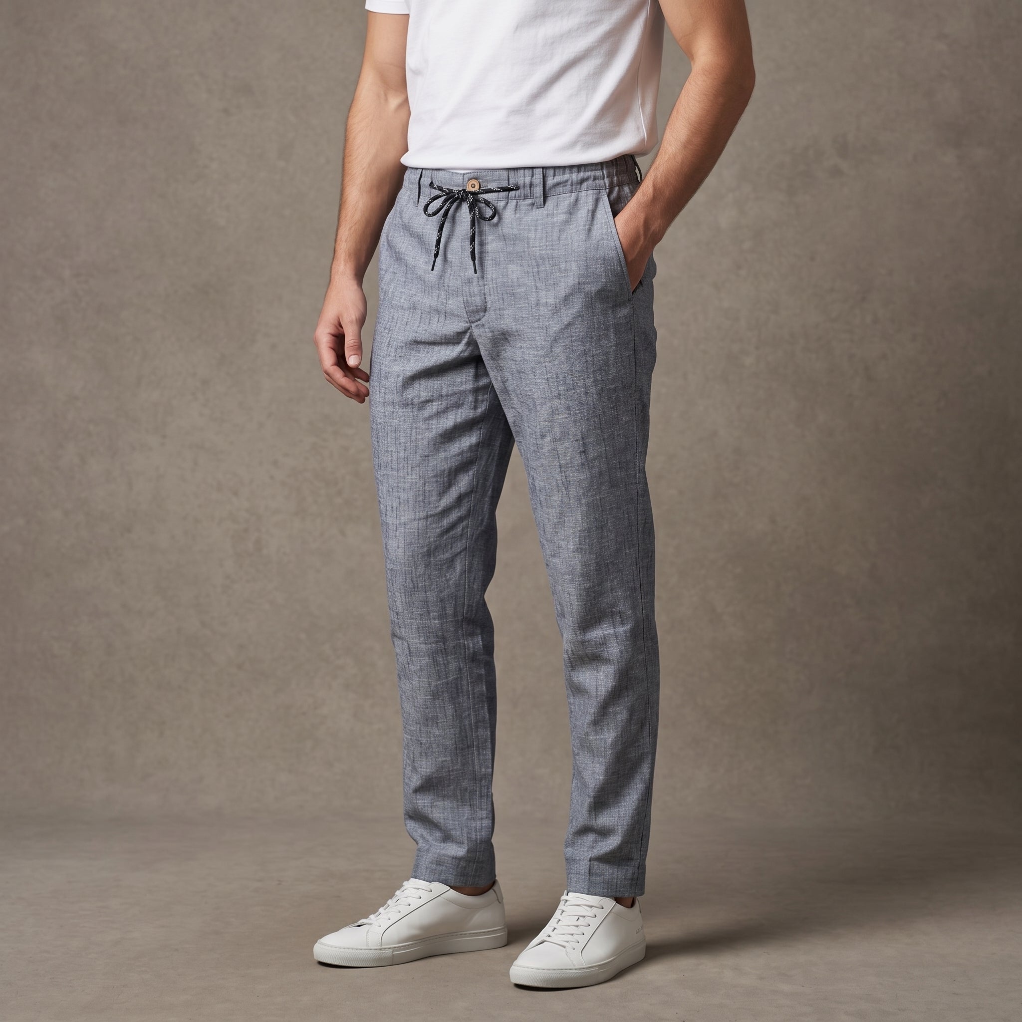 Men’s Pants (Ash Violet Linen Blend)