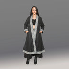 Dervish Wool Coat (Charcoal)