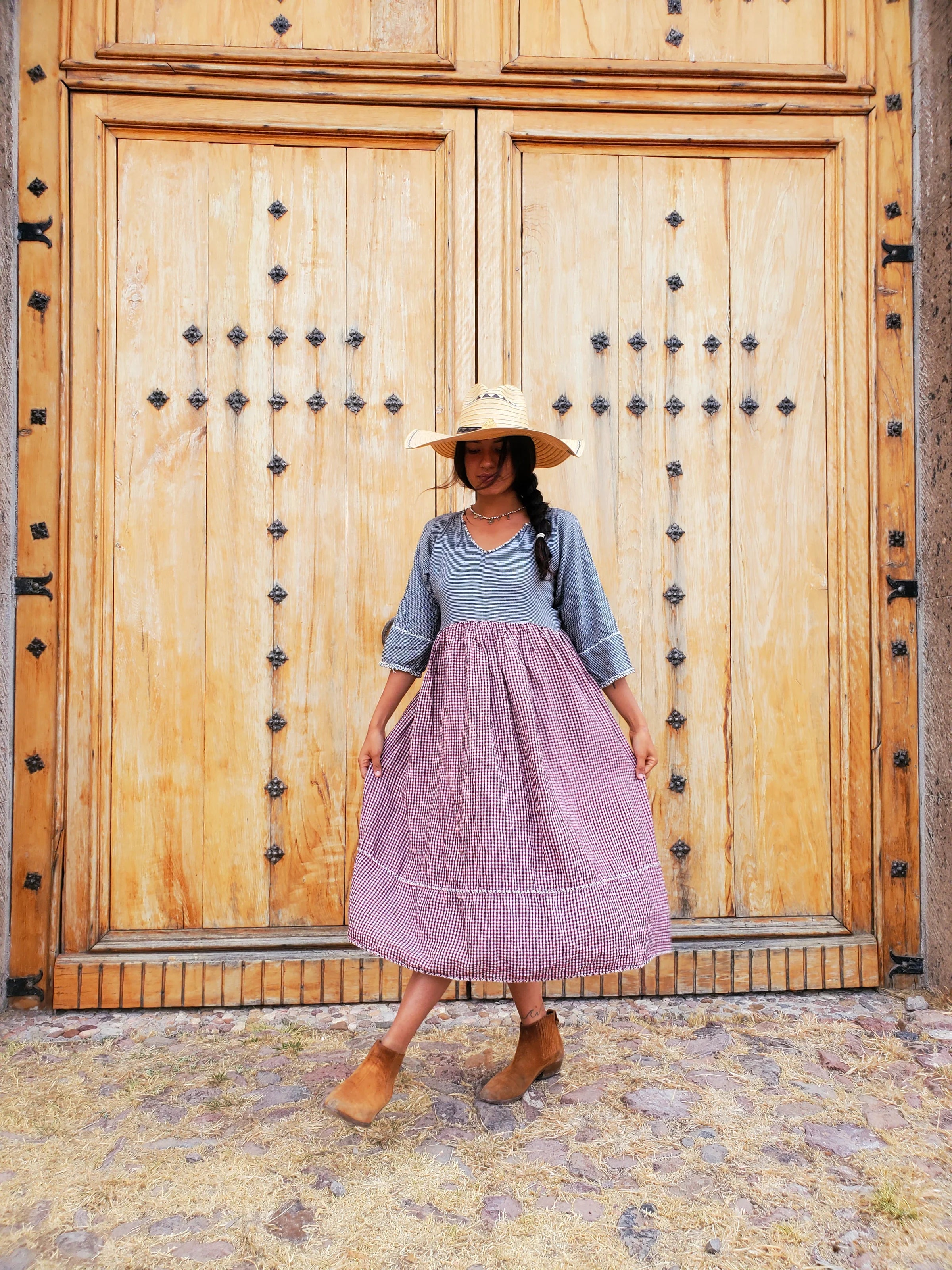 Afghan Frock  (Heather Plum)