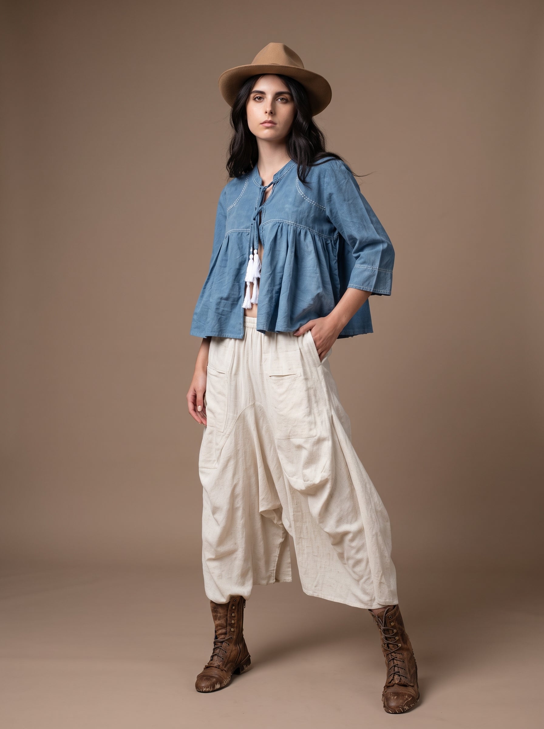 Khaadi Indigo Bolero