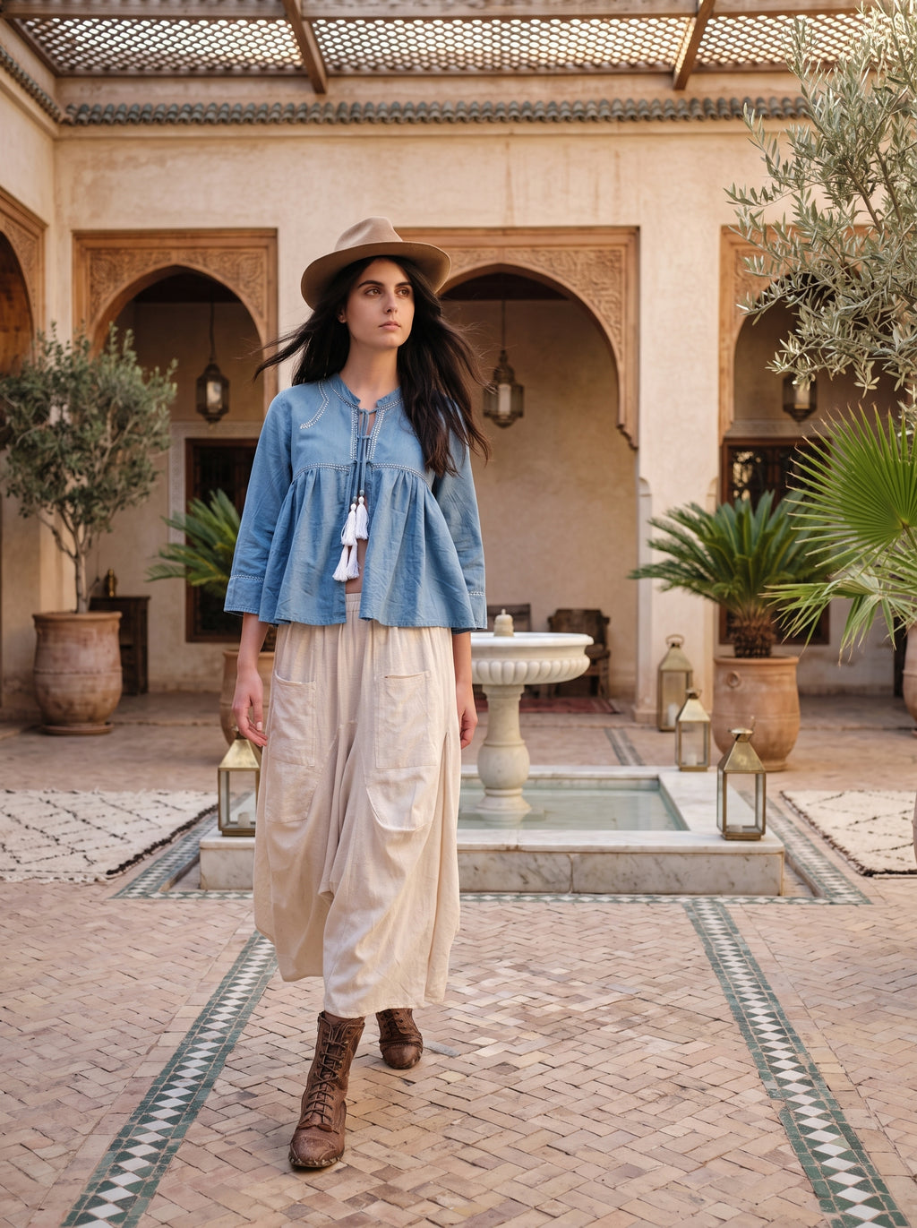 Khaadi Indigo Bolero