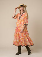 Bhavani Dress (Uzbek Ikat)