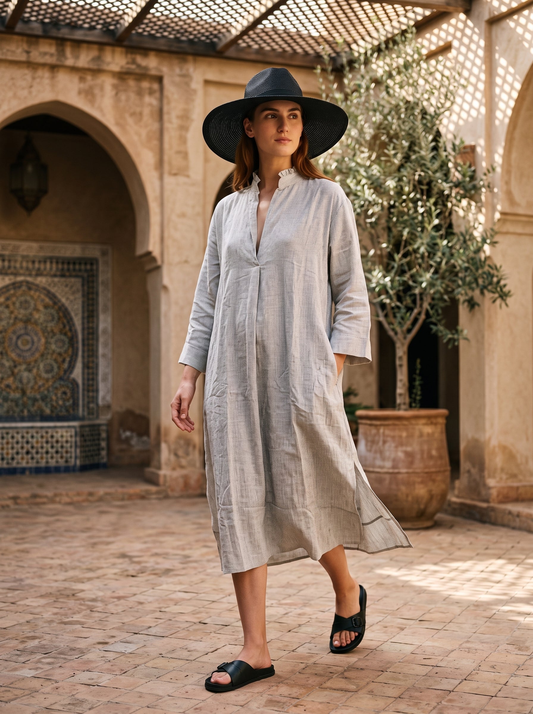 Kaliya Linen Dress