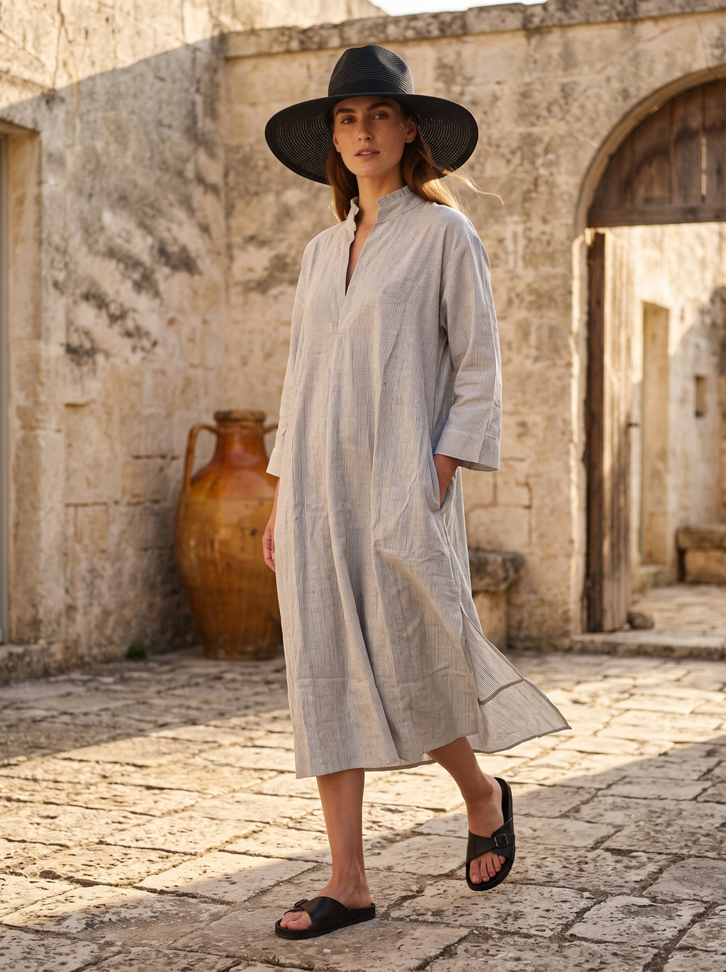 Kaliya Linen Dress