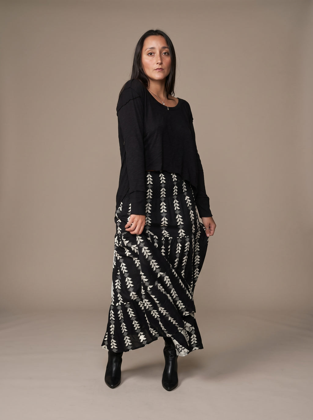 Zia Skirt (Black & White)
