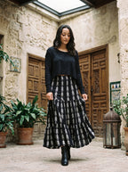 Zia Skirt (Black & White)