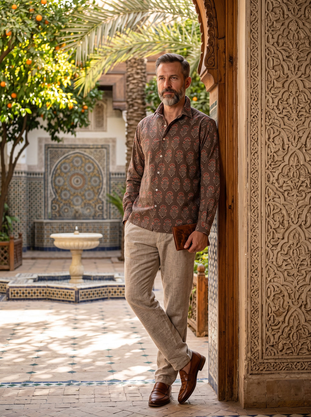 Men's Shirt (Fern Eggplant)