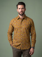 Men's Shirt (Floral Mustard)