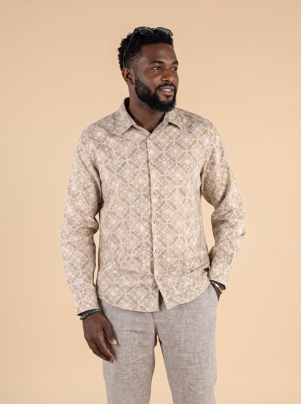 Men's Shirt (Forest Linen)