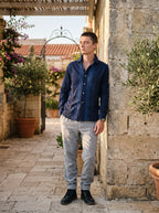 Men's Shirt (Indigo Rose)