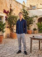 Men's Shirt (Indigo Rose)