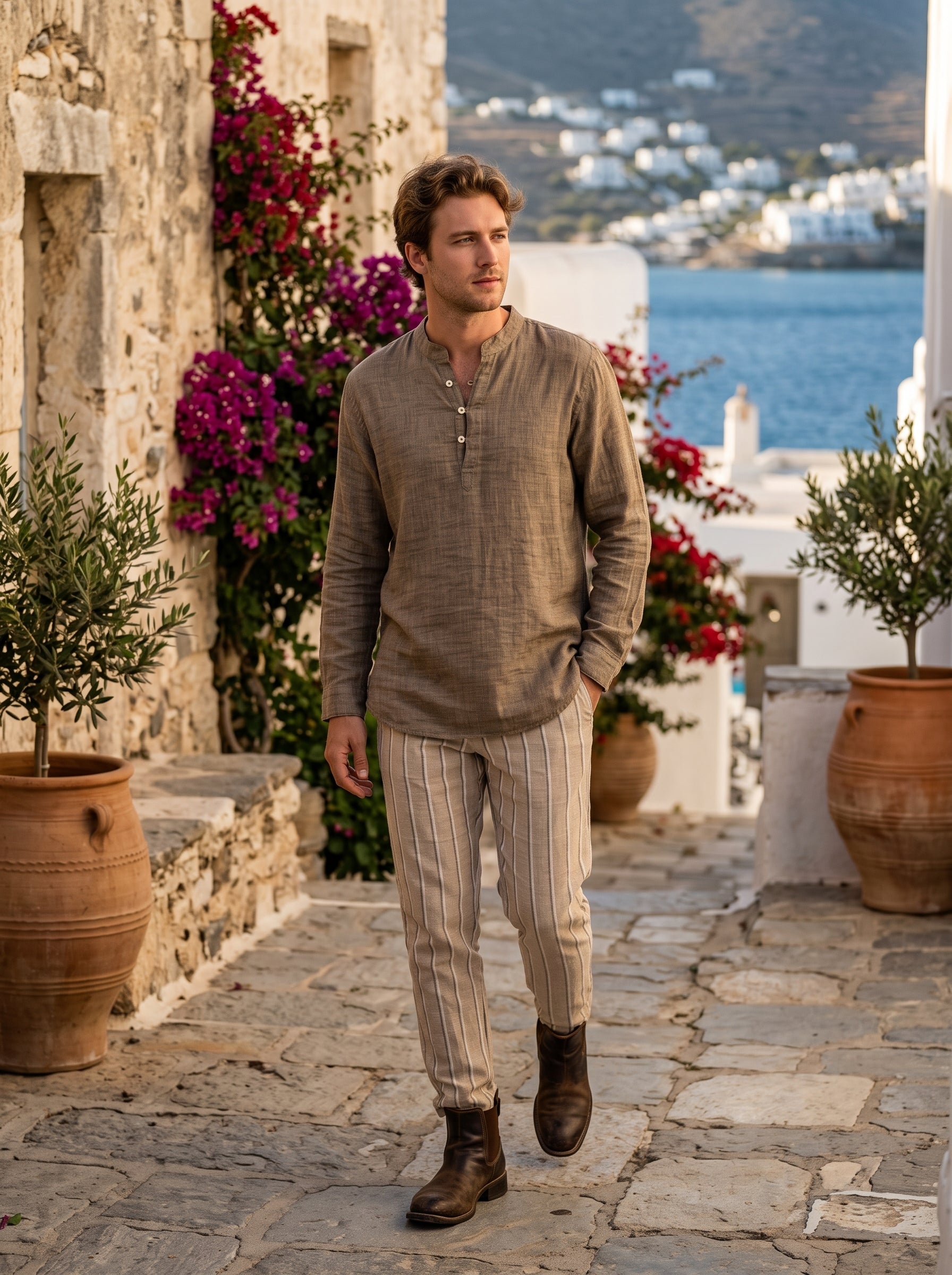 Men's Shirt (Mitti Linen)