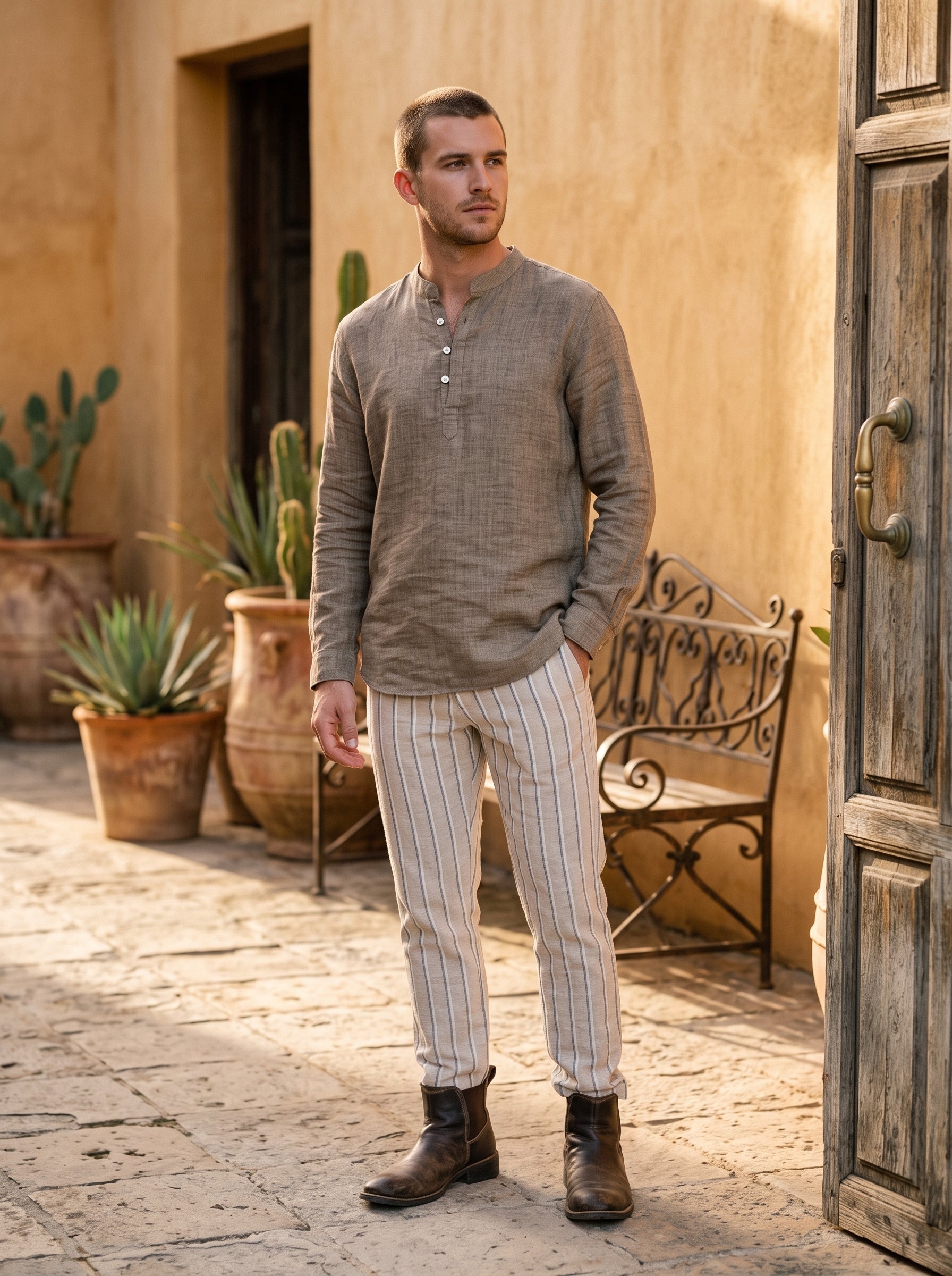 Men's Shirt (Mitti Linen)