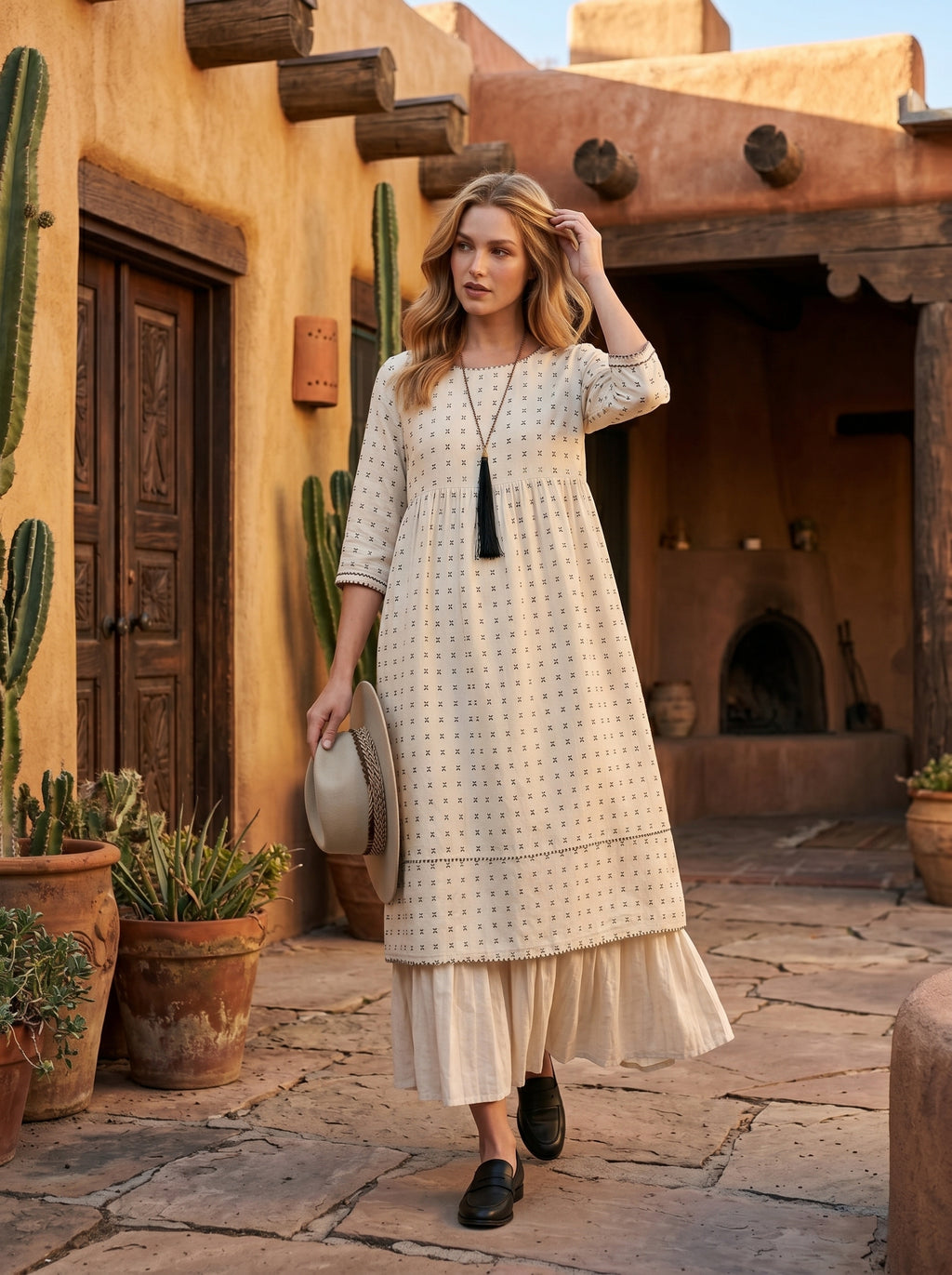 Afghan Frock (Crème)