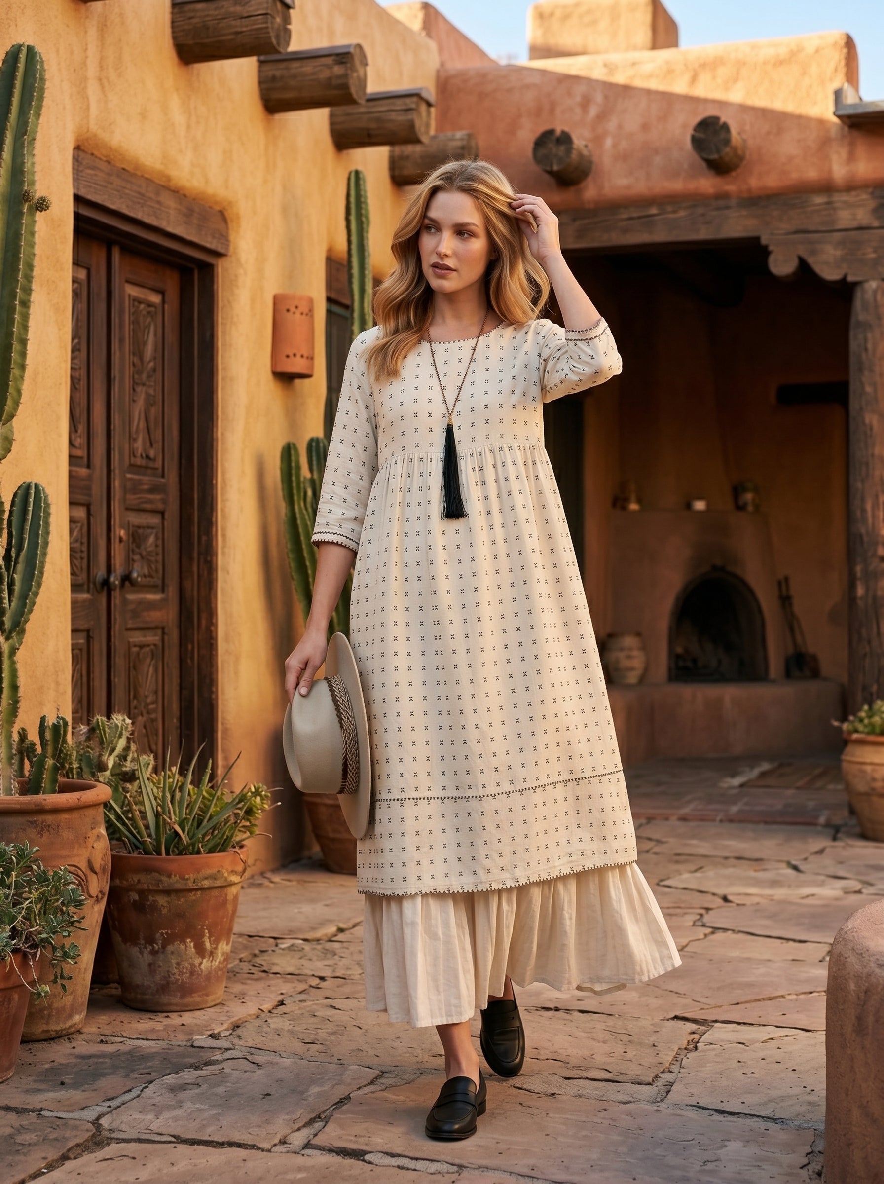 Afghan Frock (Crème)