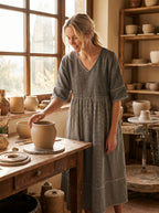 Afghan Frock (Heather Grey)