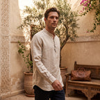 Men's Shirt (Nehru Kora Flax)
