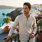 Men's Shirt (Nehru Kora Flax)