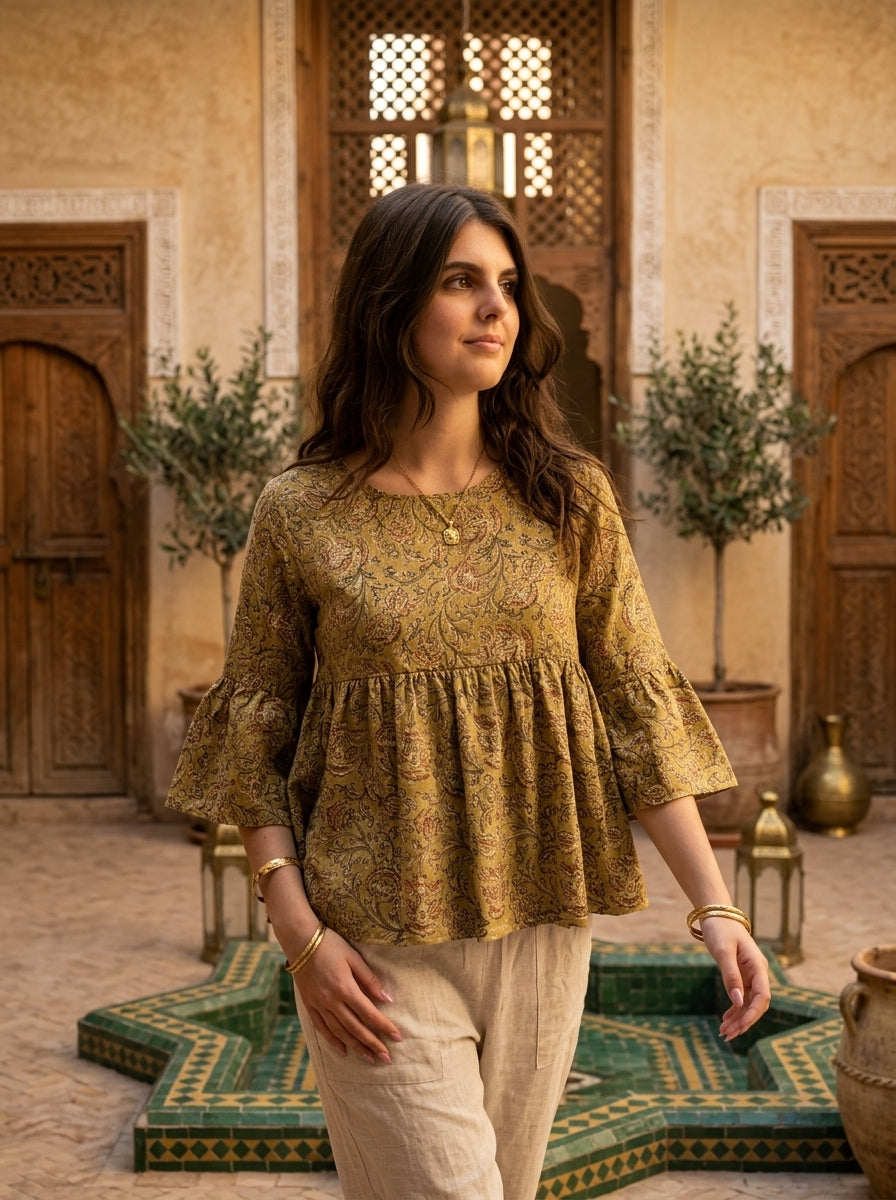 Henna Crop Top