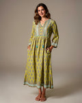 Shanti Dress (Lime)