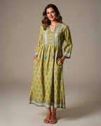 Shanti Dress (Lime)