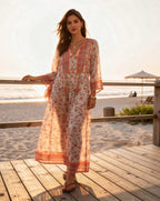 Shanti Dress (Coral)