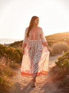 Shanti Dress (Coral)